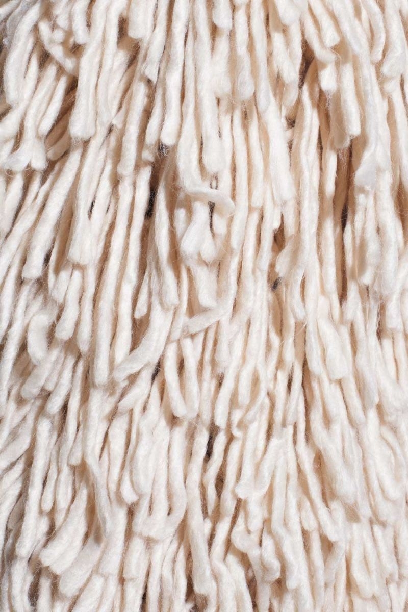 Chaleco punto pelo beige abrigo